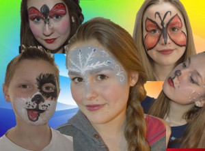 Kinderschminken im Märchenparadies